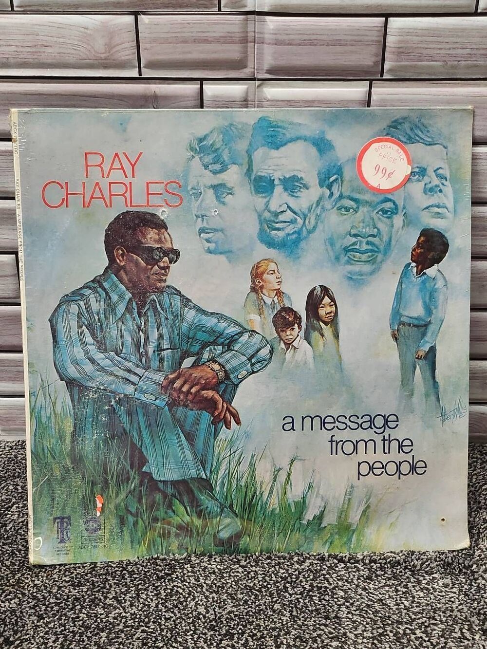 RAY CHARLES A MESSAGE FROM THE PEOPLE  RARE LP RECORD vinyl-Sealed